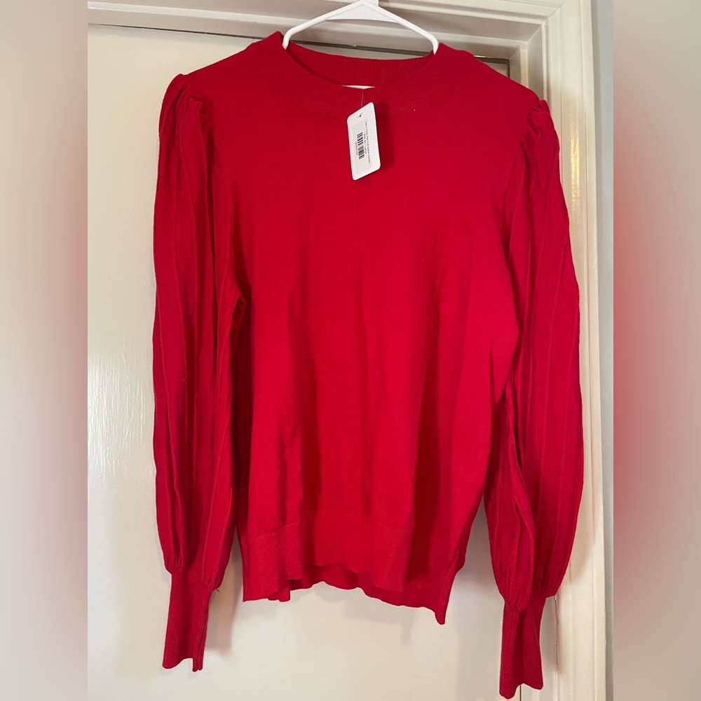 &Merci red sweater ( Size: Large )